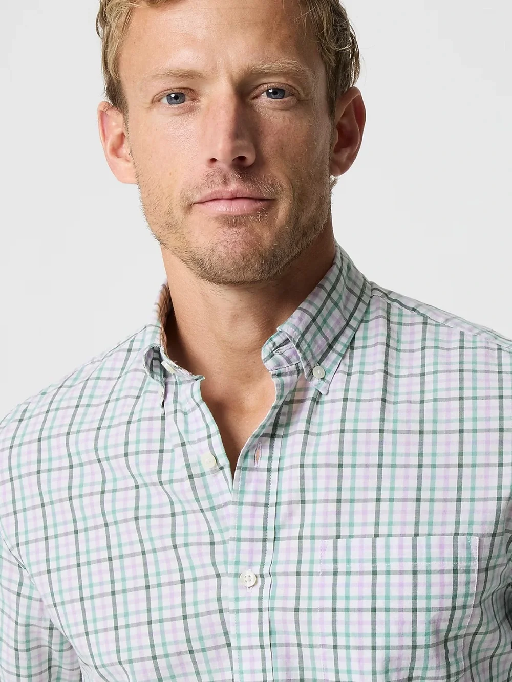 J crew mountain laurel multi classic fit flex shirt